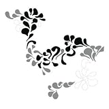 Domestic Tapetensticker mini pop flower silver