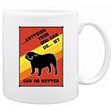 New " Anything Your Dog Can Do ... My Bulldog Can Do Better " Mug Dog