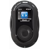 RCA Jet 4 GB Sports MP3 Player with Video, Music, FM Radio, and Sports Features (Black)
