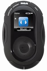 RCA Jet 4 GB Sports MP3 Player with Video, Music, FM Radio, and Sports Features (Black)