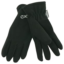 Women's Thinsulate Lined Fleece Gloves - Large - Black