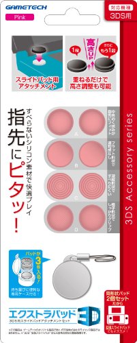 3DS用スライドパッドアタッチメントセット『エクストラパッド3D(ピンク)』