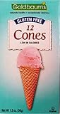 Goldbaums Ice Cream Cones - Gluten Free, 1.3-Ounce (Pack of 6)