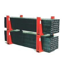 SPG ULD-06/2 Gillis/Jarke Stacking Storage U-Rack, 3000 lbs Capacity, 16-1/2" Inside Base Width, 25-1/4" Top Width, 15-3/4" Inside Base Height, Pack of 2