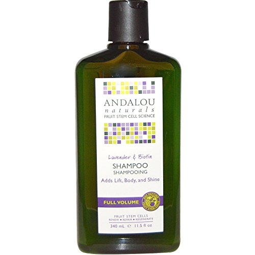 Andalou Naturals Lavender & Biotin Full Volume Shampoo & Conditioner Hair Loss Solution With