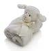 Elegant Baby Soft and Plush Security Blankie - White Lamb