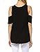 Amie Finery Flowy A Line Cold Shoulder Swing Top