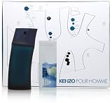 Kenzo Pour Homme by Kenzo for Men 2 Piece Set Includes: 1.7 oz Eau de Toilette Spray + 2.5 oz All Over Shower Gel