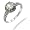 7MM Green Amethyst Ring In Sterling Silver 1.30CT In Size 6 (Available In Sizes 5-9)