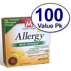 Member's Mark - Allergy Multi-Symptom, 200 Caplets (Compare to Tylenol Allergy)