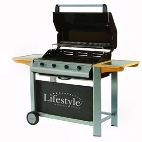 Lifestyle Aurora 4 Burner Hooded Gas Barbecue