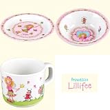 Produkt-Bild: Prinzessin Lillifee Melamin Teller, Schale, Tasse im 3er Set