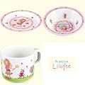 Prinzessin Lillifee Melamin Teller, Schale, Tasse im 3er Set