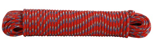 Koch 5171625 Diamond Braid Polypropylene Rope, 1/2 by 100 Feet, Assorted Colors