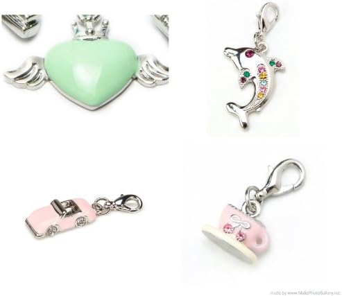 U-B Charmed Assortment Value Zipper Pull Charms Pack-(4 Pack)