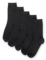 5 Pairs of Freshfeet™ Cotton Rich School Socks