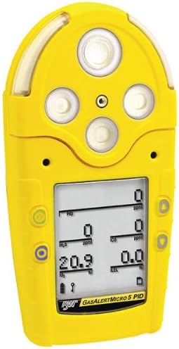GasAlertMicro 5 Multigas Detector; O2/NH3/LEL/PID, Data Logger, Pump