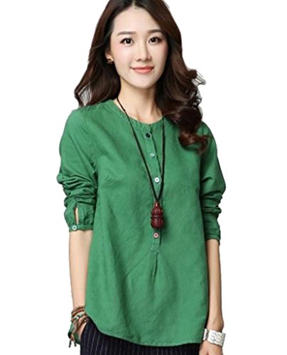 【PALERO・パレロ】 選べる5色 ブラウス 七分丈 トップス シャツ レディース レディーズ エレガンス きれいめ スタイル 緩 楽 カラーボタン リラックス シンプル 体系カバー 春 夏 秋