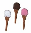 Ice Cream Cone Cupcake Picks - 12ct