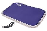 DURAGADGET Blue 12" Neoprene Laptop Zip Case With USB Mini Mouse (Fits Acer Aspire S3, Apple 13-inch MacBook Pro & Toshiba Satellite R830)