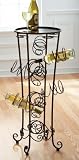 36" Table-Style Modern Decorative Spiral Wine Rack