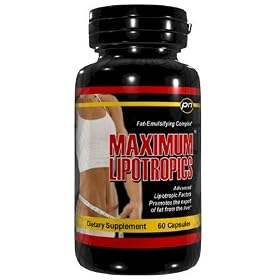 Maximum Lipotropics - Fat Burner Diet Slimming Pills - 60 capsules