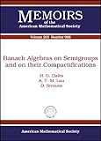 Banach algebras on semigroups and on their compactifications