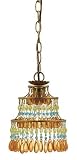 World Imports 1003-79 Crystal Mini Chandeliers 1 Light Mini Chandelier, Oxide Gold