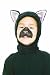 Forum Novelties Child Size Animal Costume  Black Cat Hood and Nose Mask