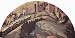 Gentile da Fabriano (Adoration of the Magi, main panel: Adoration of the Magi, detail in the background image: Return of