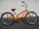 26 Deluxe Lady Beach Cruiser - Metallic Orange