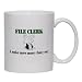 FILE CLERK I make more money than you! Mug for Coffee / Hot Beverage (choice of sizes and colors)
