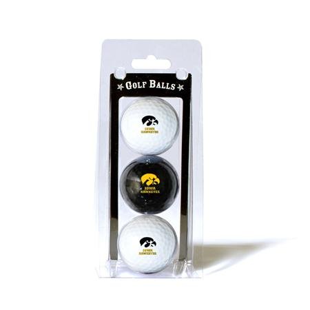 Iowa Hawkeyes Ncaa Team Logo 3 Golf Ball Pack
