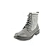 Alpine Swiss Men's Combat Boots Lug Sole Canvas Trim Field Shoes