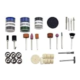 Buy 125pc Rotary Tool Accessory Set - Fits Dremel - Grinding, Sanding, Polishing,... by Jeweler's Tools