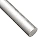 6061 Aluminum Round Rod, Unpolished (Mill) Finish, T6 Temper, Standard Tolerance, Inch, Meets ASTM B211