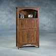 Sauder Rose Valley Laptop Armoire in Abbey Oak