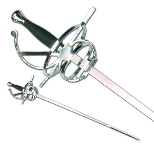 Renaissance Rapier Fencing Sword w/ Swept Hilt Guard On Sale