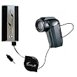 High Capacity Rechargeable External Battery Pocket Charger for the Sanyo Camcorder VPC-HD1010 - uses Gomadic TipExchange Technology