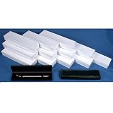 12 Black Leather Watch Bracelet Gift Boxes Display Box