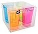 Zak Designs Assorted Brights 24-Ounce Double Wall Tumbler, 4 Pack