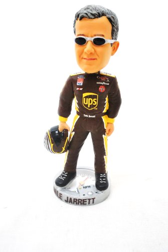 RARE Nascar Driver Dale Jarrett #88 “UPS” COMMERATIVE Nascar official gage base Bobble head Statue