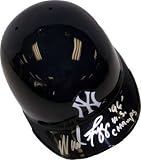 Wade Boggs 96 WS Champs Autographed/Hand Signed New York Yankees Baseball Mini Helmet