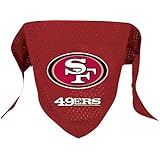 San Francisco 49ers Pet Dog Football Jersey Bandana S/M