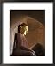 Buddha Image and Frescoes from the Konbaung Period, Old Bagan, Myanmar Religion & Philosophy Framed Art Poster Print by Jane Sweeney, 18x22