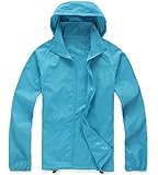 LANBAOSI Women's Lightweight Jacket UV Protect+Quick Dry Windproof Skin Coat