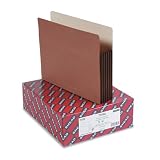 Smead(R) Tuff Pocket(R) Top-Tab File Pocket, 5 1/4in. Expansion, Letter Size