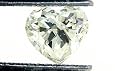 All natural heart shaped diamond weighing 1.01ct. Heart measures 6.2 x 5.8mm and conservatively graded L-Color and SI3-2-Clarity. Great DEAL, super BRIGHT