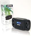 Duronic Apex Digital Display Wind-Up Solar Powered AM/FM Radio Alarm Clock Torch