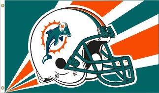 Miami Dolphins 3' x 5' Premium NFL Flag